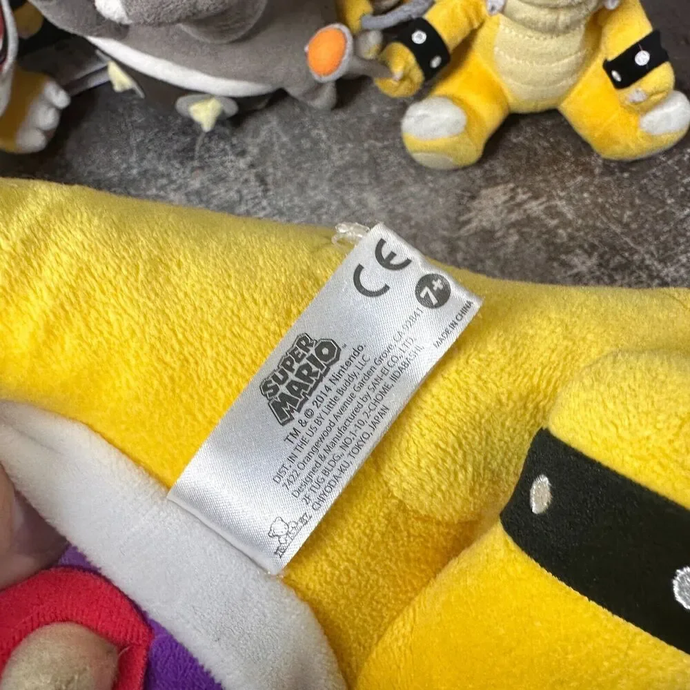 Super‎ Mario All Star Collection Koopalings Plush Lot Yoshi